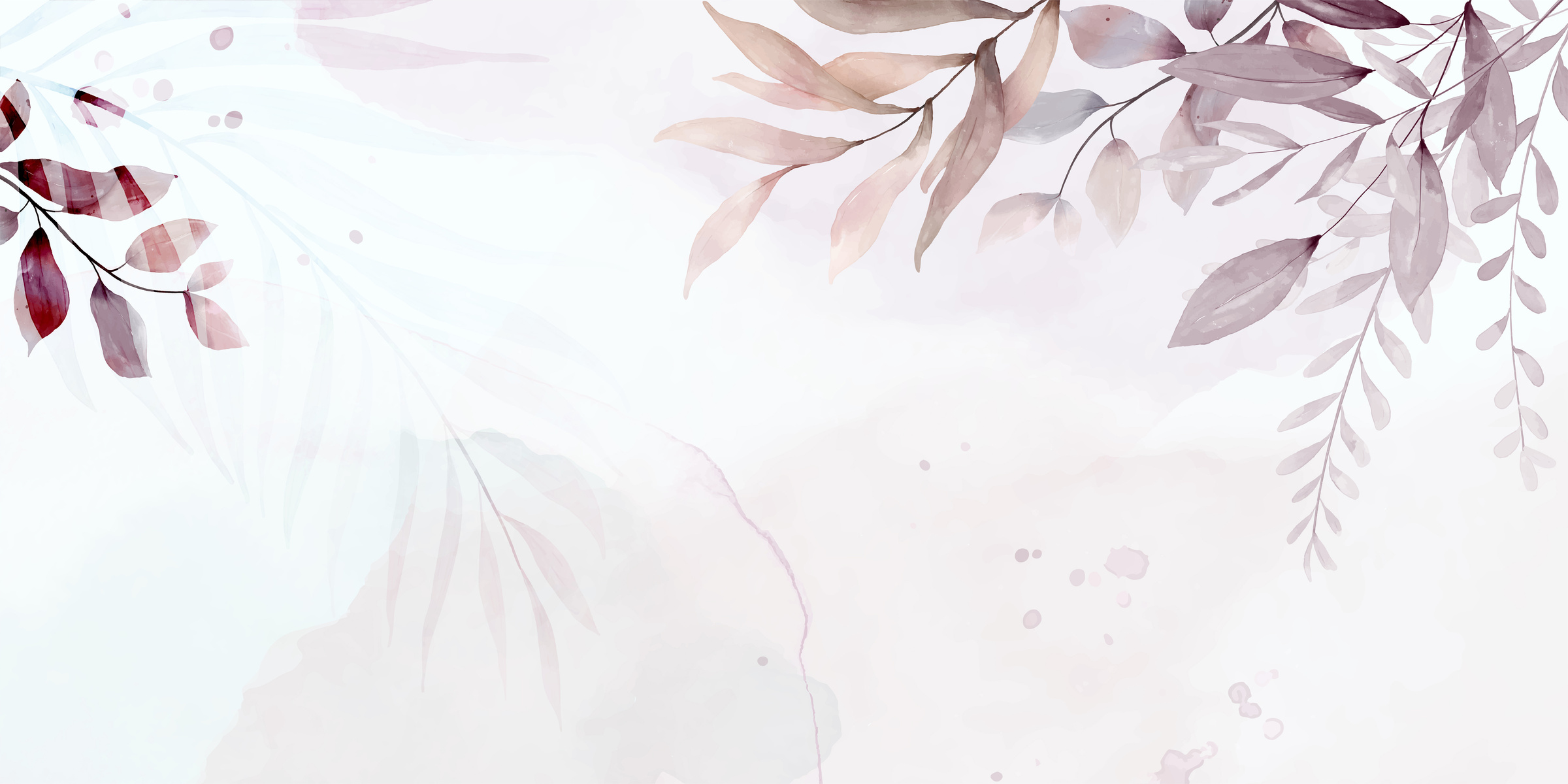Watercolor Banner Background